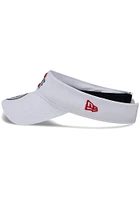 New Era Ohio State Buckeyes Mens White Game Day Primary UV Adjustable Visor