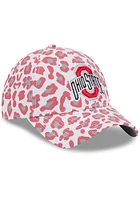 New Era Ohio State Buckeyes Red Active OTC Catty W 9TWENTY Womens Adjustable Hat