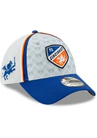 New Era FC Cincinnati Mens White Jersey Hook 39THIRTY Flex Hat