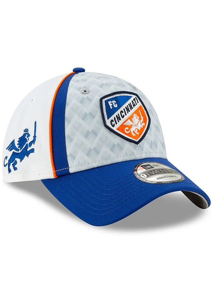 New Era FC Cincinnati Jersey Hook 9TWENTY Adjustable Hat - White