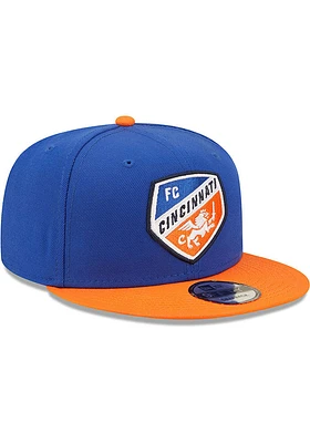 New Era FC Cincinnati Blue Basic 9FIFTY Iconic Mens Snapback Hat