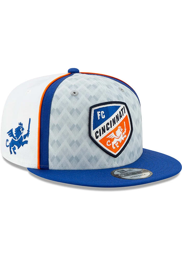 New Era FC Cincinnati White Jersey Hook 9FIFTY Mens Snapback Hat