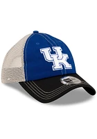 New Era Kentucky Wildcats 2T Casual Classic Trucker Adjustable Hat - Blue