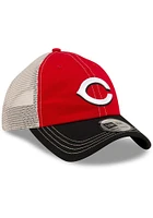 New Era Cincinnati Reds 2T Casual Classic Trucker Adjustable Hat - Red