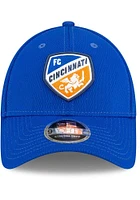 New Era FC Cincinnati Strech Snap 9FORTY Adjustable Hat - Blue