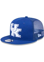 New Era Kentucky Wildcats Blue Evergreen Trucker JR 9FIFTY Youth Snapback Hat