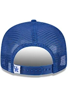 New Era Kentucky Wildcats Blue Evergreen Trucker JR 9FIFTY Youth Snapback Hat