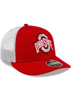 New Era Ohio State Buckeyes Red LP9FIFTY Mens Snapback Hat