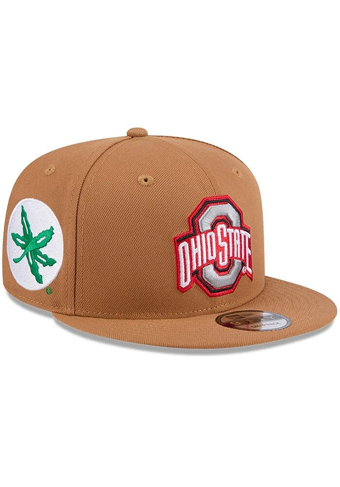 New Era Ohio State Buckeyes Brown Color Pack OTC Logo JR 9FIFTY Youth Snapback Hat