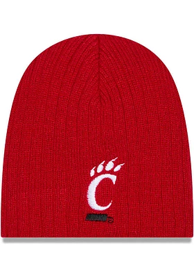 New Era Cincinnati Bearcats Evergreen Mini Fan Baby Knit Hat - Red