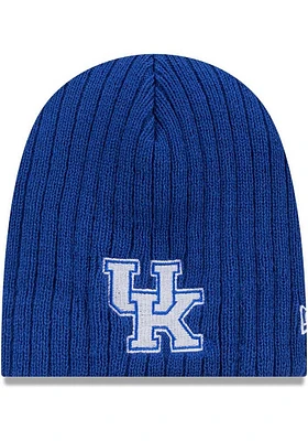 New Era Kentucky Wildcats Evergreen Mini Fan Baby Knit Hat - Blue