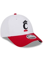 New Era Cincinnati Bearcats 2T Dash Stretch 9FORTY Adjustable Hat - White