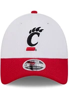 New Era Cincinnati Bearcats 2T Dash Stretch 9FORTY Adjustable Hat - White