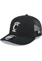 New Era Cincinnati Bearcats Canvas Trucker LP 9FIFTY Adjustable Hat - Black