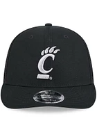 New Era Cincinnati Bearcats Canvas Trucker LP 9FIFTY Adjustable Hat - Black