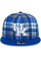 New Era Kentucky Wildcats Blue 2024 Sideline Statement 9FIFTY Mens Snapback Hat