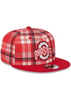 New Era Ohio State Buckeyes Red 2024 Sideline Statement 9FIFTY Mens Snapback Hat