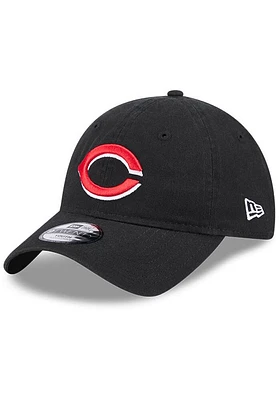 New Era Cincinnati Reds Black STM Evergreen JR 9TWENTY Youth Adjustable Hat