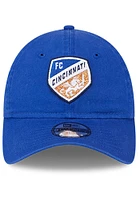 New Era FC Cincinnati Blue Evergreen W Glitter JR 9TWENTY Youth Adjustable Hat