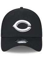 New Era Cincinnati Reds Black Tonal Evergreen Neo JR 39THIRTY Youth Flex Hat