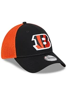 New Era Cincinnati Bengals Black 2T Evergreen Neo JR 39THIRTY Youth Flex Hat