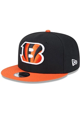 New Era Cincinnati Bengals Black 2T Evergreen JR 9FIFTY Youth Snapback Hat