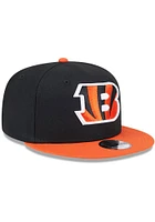 New Era Cincinnati Bengals Black 2T Evergreen JR 9FIFTY Youth Snapback Hat