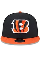 New Era Cincinnati Bengals Black 2T Evergreen JR 9FIFTY Youth Snapback Hat