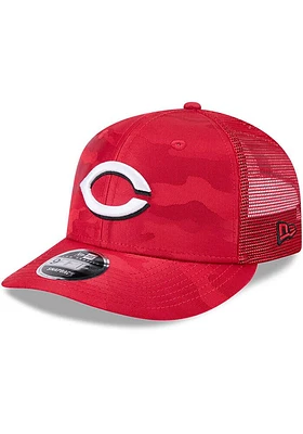 New Era Cincinnati Reds Camo LP 9FIFTY Adjustable Hat - Red