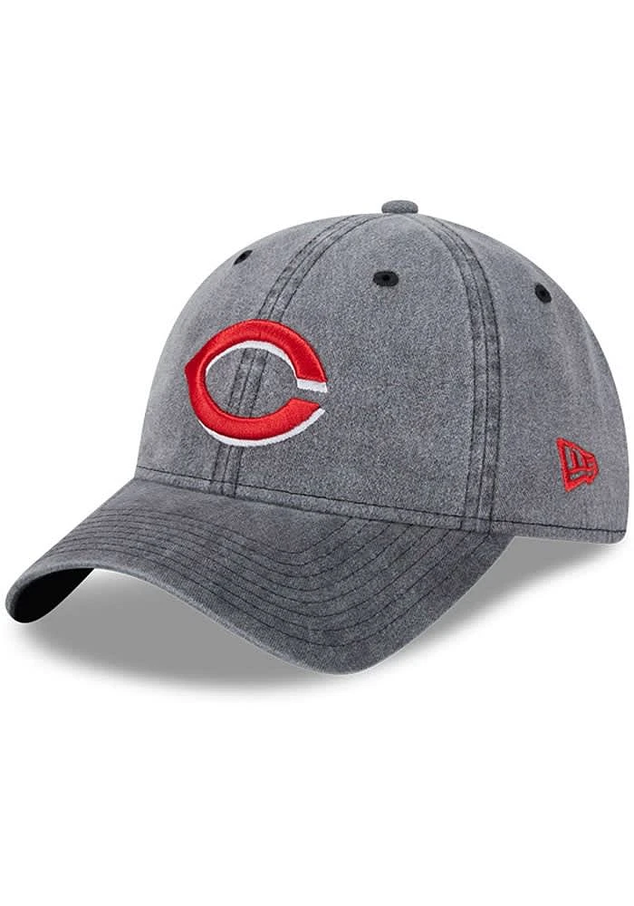 New Era Cincinnati Reds Rugged Team 9TWENTY Adjustable Hat - Black