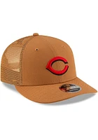 New Era Cincinnati Reds Color Pack LP 9FIFTY Adjustable Hat - Brown