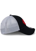 New Era Cincinnati Reds Evergreen Trucker 9FORTY Adjustable Hat - Black