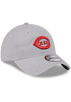 New Era Cincinnati Reds Evergreen GRA 9TWENTY Adjustable Hat - Grey