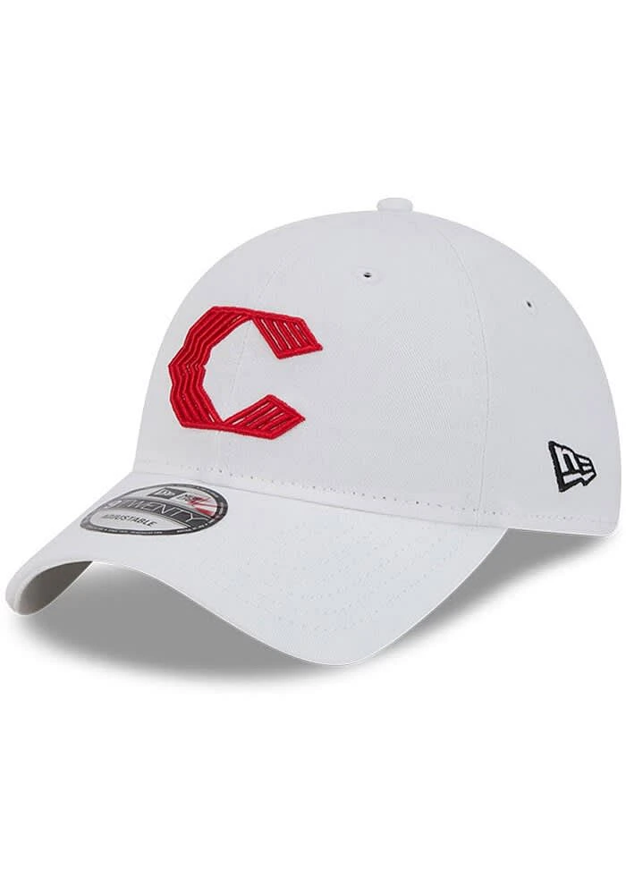 New Era Cincinnati Reds Evergreen 9TWENTY Adjustable Hat - White