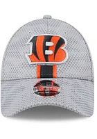 New Era Cincinnati Bengals 2024 Sideline Stretch GRA 9FORTY Adjustable Hat - Grey