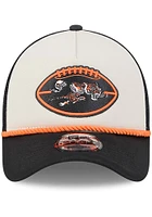 New Era Cincinnati Bengals 2024 Sideline Historic A Frame 9FORTY Adjustable Hat - Grey