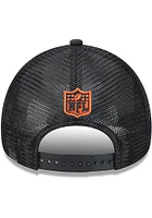 New Era Cincinnati Bengals 2024 Sideline Historic A Frame 9FORTY Adjustable Hat - Grey