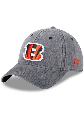 New Era Cincinnati Bengals Rugged Team 9TWENTY Adjustable Hat - Black