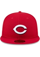 New Era Cincinnati Reds Mens Red Pennant 59FIFTY Fitted Hat