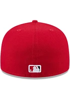 New Era Cincinnati Reds Mens Red Pennant 59FIFTY Fitted Hat