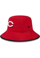 New Era Cincinnati Reds Red Tech Mens Bucket Hat