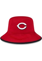 New Era Cincinnati Reds Red Tech Mens Bucket Hat