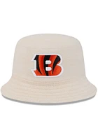 New Era Cincinnati Bengals White Cozy Sherpa Mens Bucket Hat