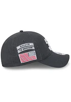 New Era Cincinnati Bengals 2024 Salute to Service 9TWENTY Adjustable Hat - Charcoal