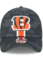 New Era Cincinnati Bengals Mens Black 2024 Sideline OTC 39THIRTY Flex Hat