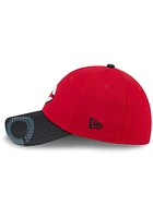 New Era Cincinnati Reds Mens Red 2T Visor Hit 39THIRTY Flex Hat