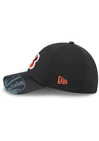 New Era Cincinnati Bengals Mens Black 2T Visor Hit 39THIRTY Flex Hat