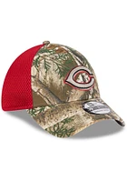 New Era Cincinnati Reds Mens Green Camo 39THIRTY Flex Hat