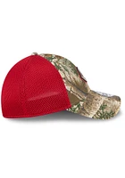 New Era Cincinnati Reds Mens Green Camo 39THIRTY Flex Hat