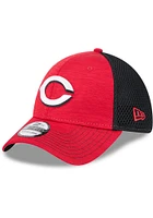 New Era Cincinnati Reds Mens Red 2T Tech Neo 39THIRTY Flex Hat